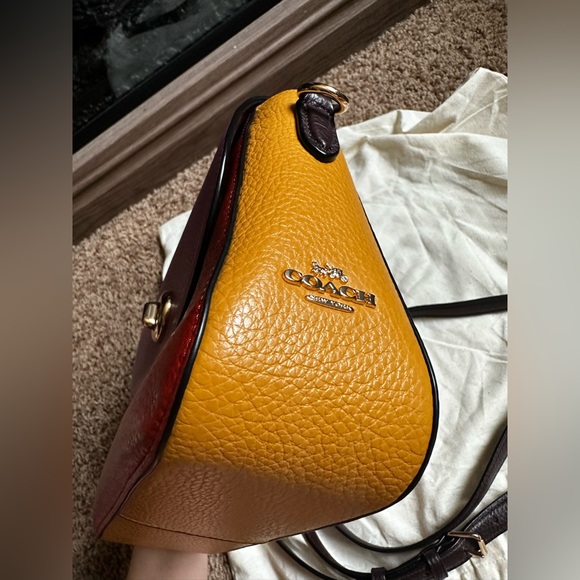 Coach Marley Top Handle Satchel Colorblock C1650 - Picture 8 of 16